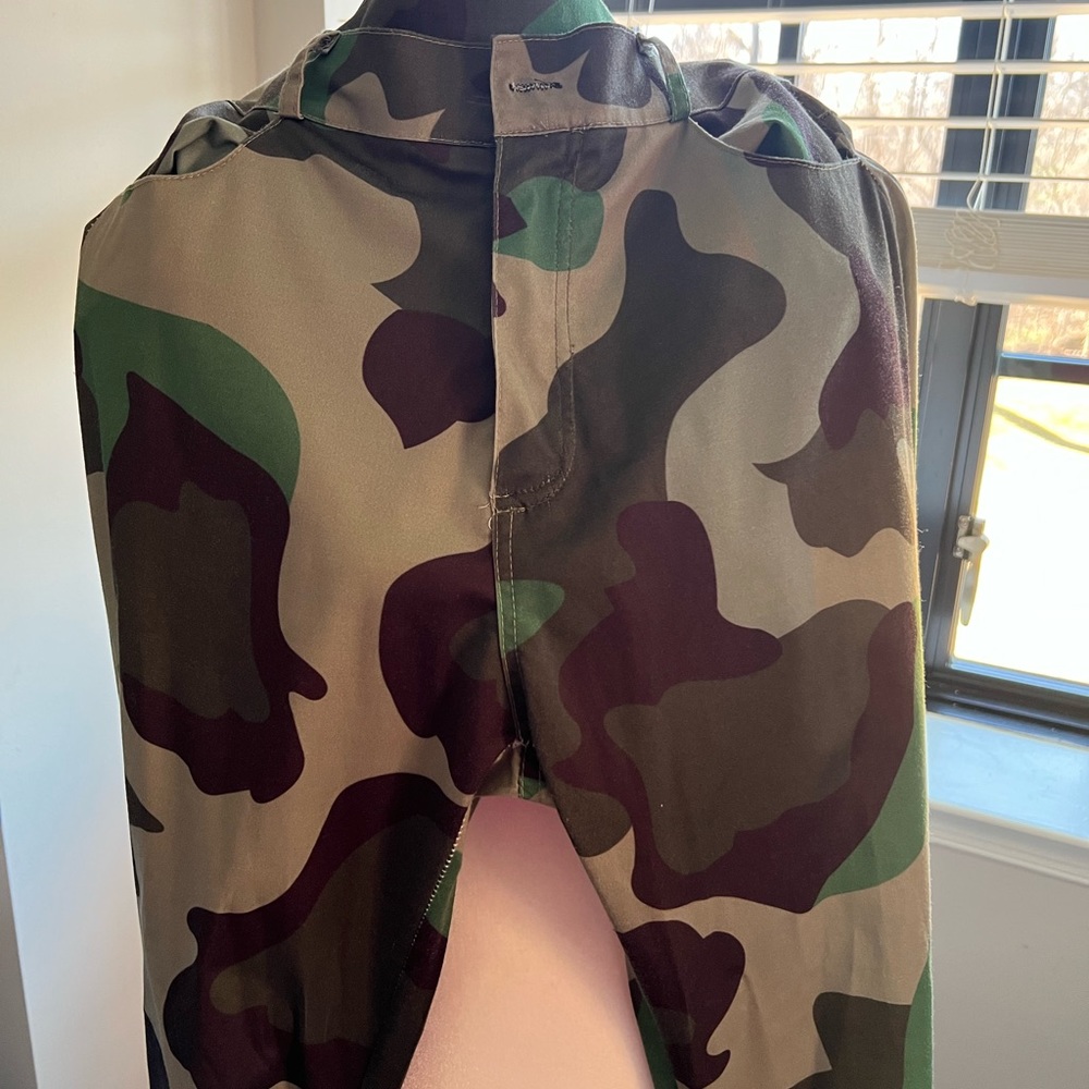 Army fatigue scrunch pants